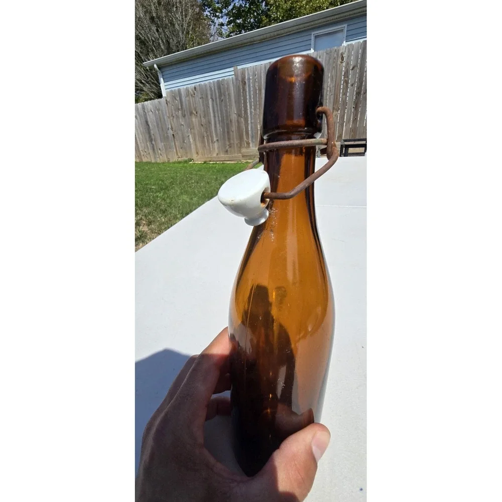 Vintage Beer Bottle Swing Top Porcelain Stopper